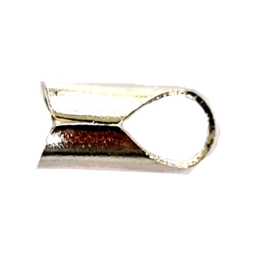 Sterling Silver Round Chain End <br> Size: 3mm <br> Per Piece