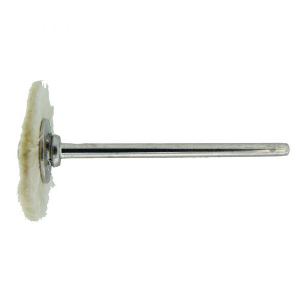 Circular Mounted Bristle Brush White <br>Soft