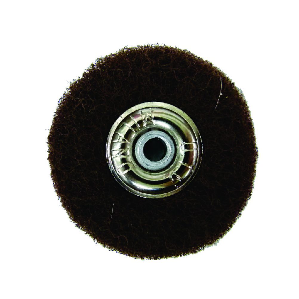 Scotch Brite Lathe Brush with Metal Centre <br>Diameter: 50mm