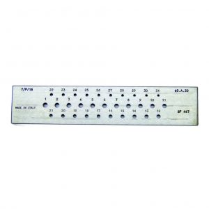 18 Point Star Drawplate <br> Size: 3 - 6mm <br>Made in Italy