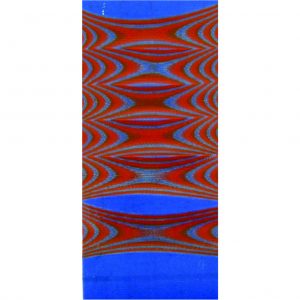 G10 Purple Blue/Orange <br> Size: 235 x 43mm <br> Thickness: 6mm