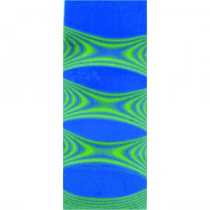 G10 Purple Blue/Toxic Green <br> Size: 235 x 43mm <br>Thickness: 6mm