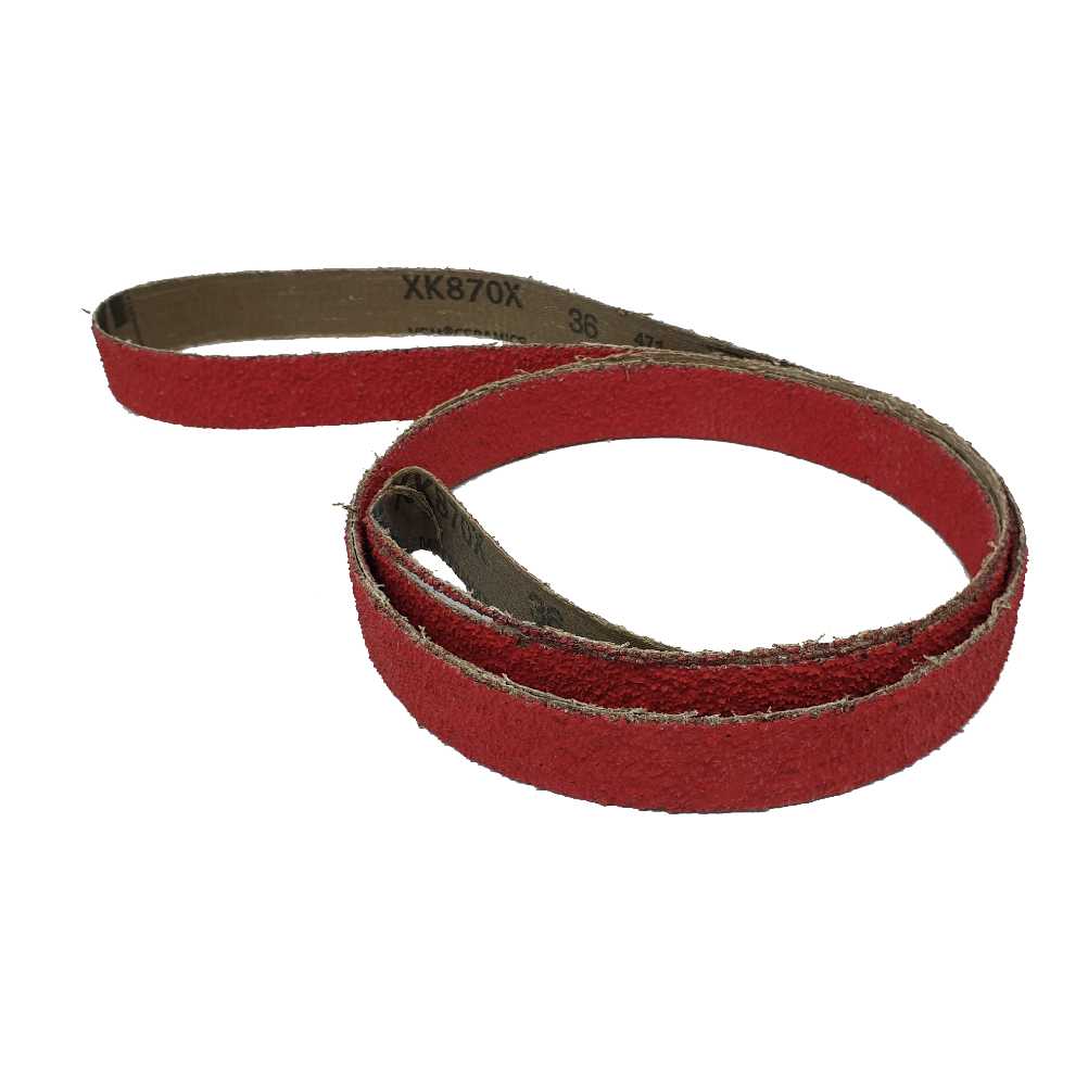 XK870X Sanding Belt Grit: 36 Size: 25 x 2000mm - Goldsmith & Jewellery ...