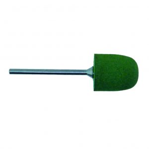 Acrypol Mounted Rubber Mushroom Green <br> Grit: Extra Fine