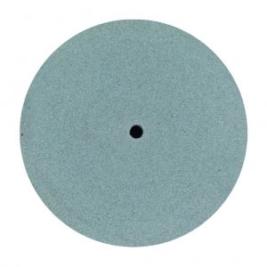 Large Silicone Grind Wheel Light Green <br> Grit: Medium <br> Diameter: 100mm <br> Thickness: 15mm