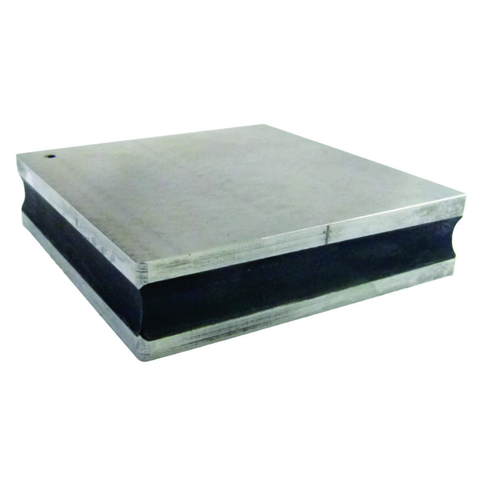 Steel Bench Block 100mm x 100mm x 19mm - Goldsmith & Jewellery Supplies