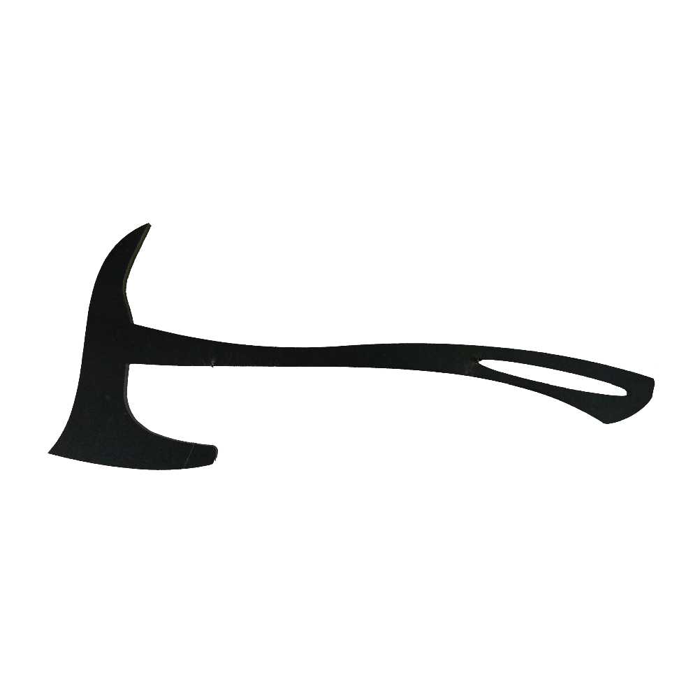 Hatchet Blade <br> Size: 248.64 x 105.90mm <br> Thickness: 4mm <br> Steel: L4528