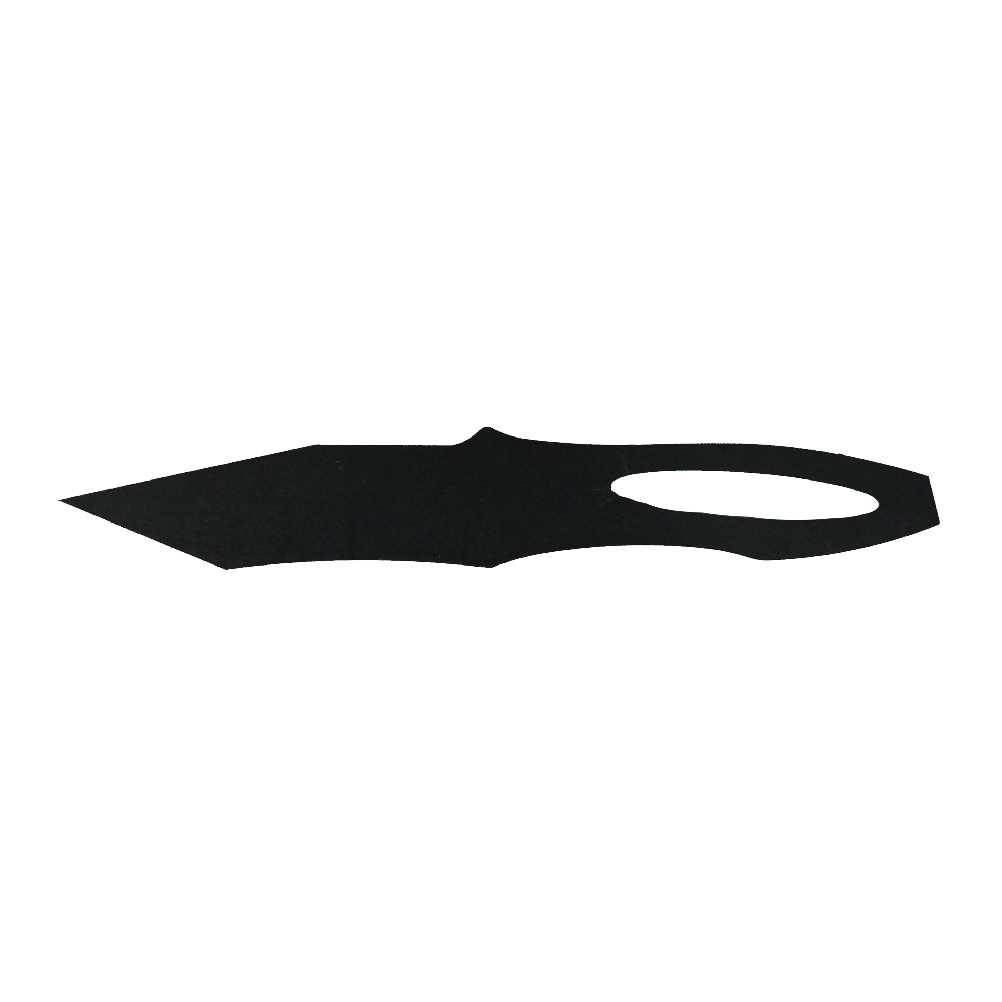 Starfighter Blade<br> Size: 237.44 x 38.09mm <br> Thickness: 4mm <br> Steel: L4528