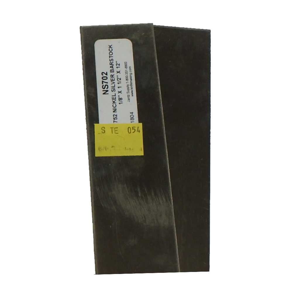 752NS Nickle Silver Barstock Strip <br> Size: 38 x 304 x 3.1mm <br> **SOLD PER PIECE**
