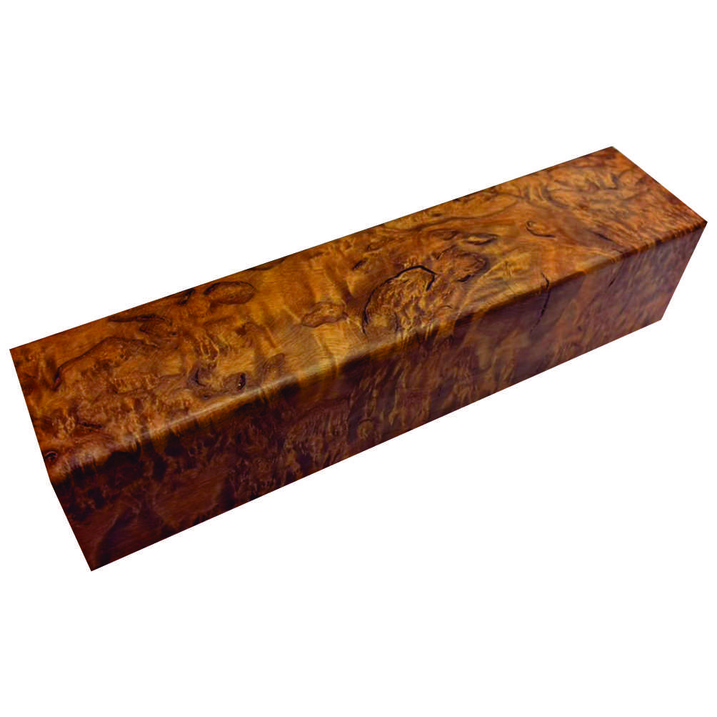 Arctic Curly Birch Block <br> 160 x 35 x 35mm