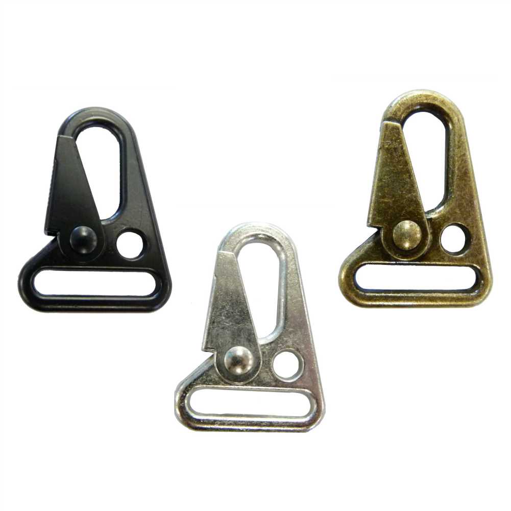 Flat Heavy Duty Snap Hook <br> Size: 25mm <br> Pack of 20