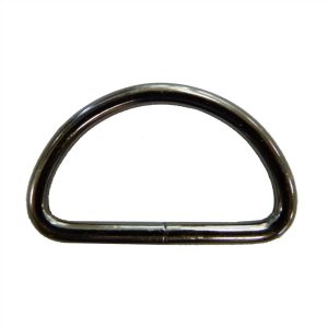 D-Ring Gunmetal <br> Pack of 20 - 38x20x3.8mm