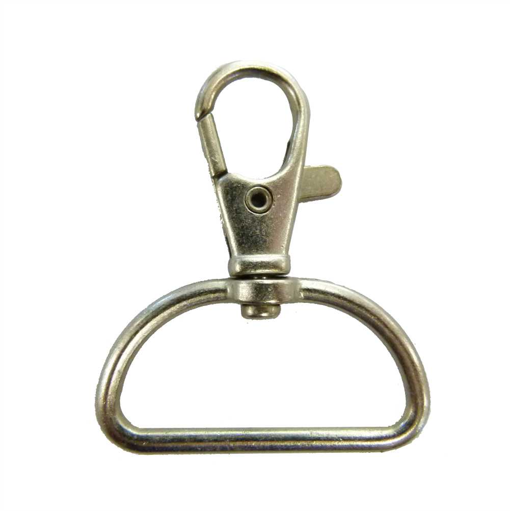 Snap Hook Nickel <br> Pack of 20 (20mm, 25mm & 32mm) <br> Pack of 10 (38mm)