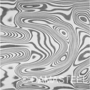 Damasteel Stainless Steel Damascus <br> Thor<br> Width: 35mm <br> Thickness: 2.5mm