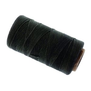 Waxed Thread 1.2mm Black<br> 50 meters