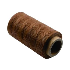 Waxed Thread 1.2mm Medium Brown<br> 50 meters